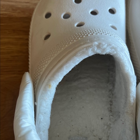 CROCS Womens White Fleece-Lined - Picture 6 of 14